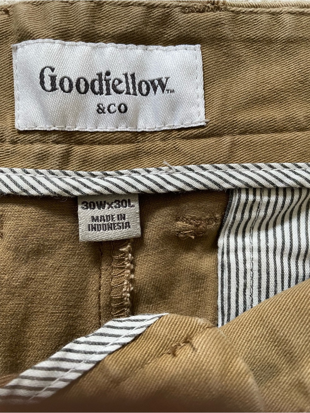 Goodfellow & Co Tan Chino Pants